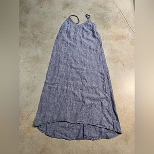 Artisan NY linen high low dress